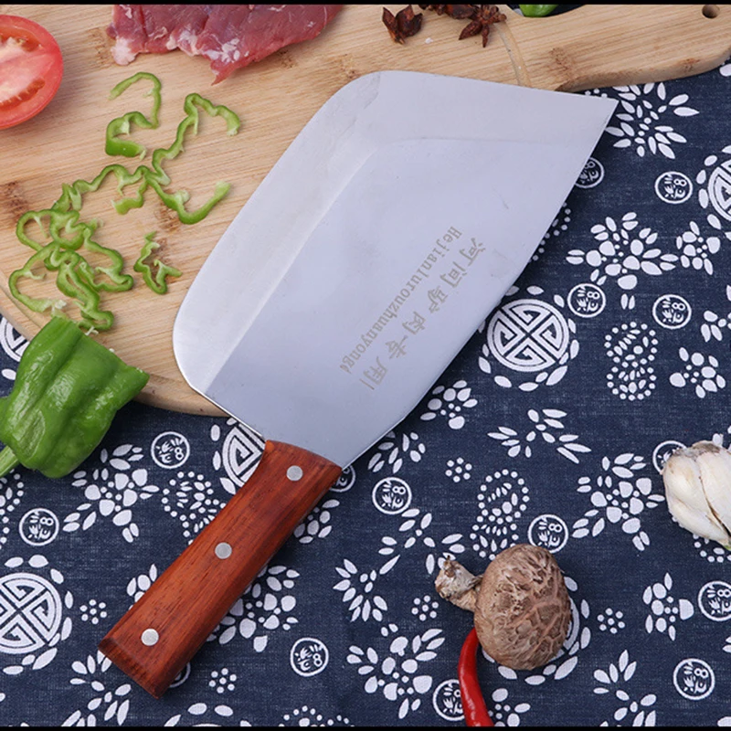 

Braised Meat Slicing Knife Chopping Mince Meat Knives Razor Sharp Blade Kitchen Cleaver Chooping Chinese Roast Food Knives