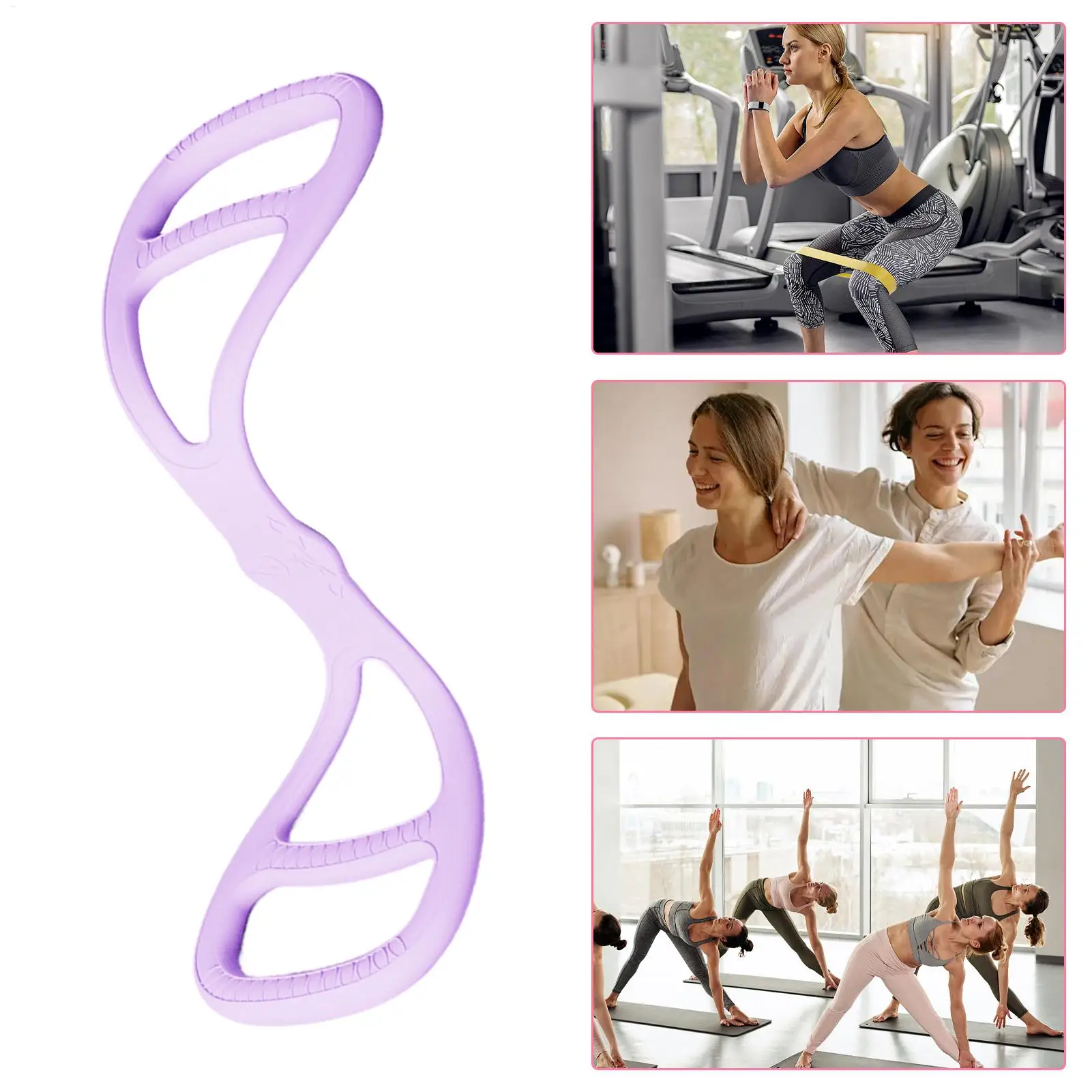 

Arm Resistance Bands For Women 8 Shaped Resistance Bands For Back Exercise Ergonomic Shoulder Stretch Equipment For Youth Girls