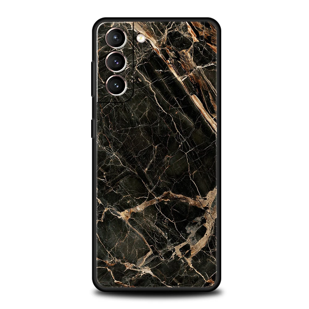 Marble Texture Case for Samsung Galaxy S24 S23 S22 S20 S21 FE Ultra S24 S23 S10 S10E S9 S8 Plus 5G Silicon Phone Cover Coque TPU