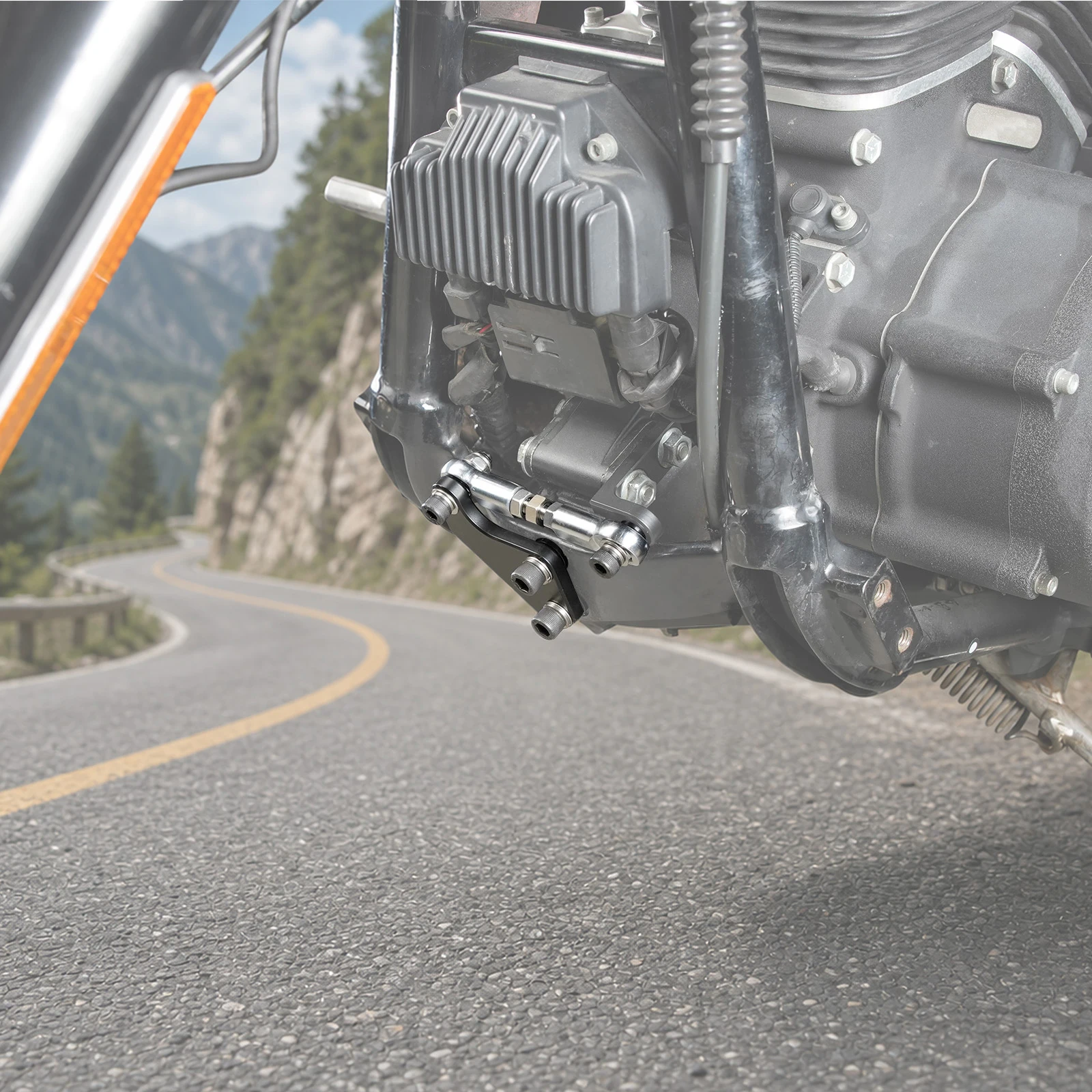 Für Harley 2006-2017 Dyna Fat Bob FXDF Low Rider FXDL Street Bob FXDB Wide Glide Super Glide Dyna Schwingarm-Stabilisator-Verbindungsset – Detail 7