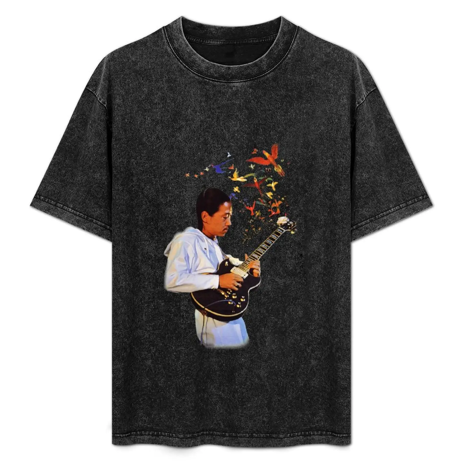

Masayoshi Takanaka T-Shirt Graphic Print Short Sleeve T-Shirt
