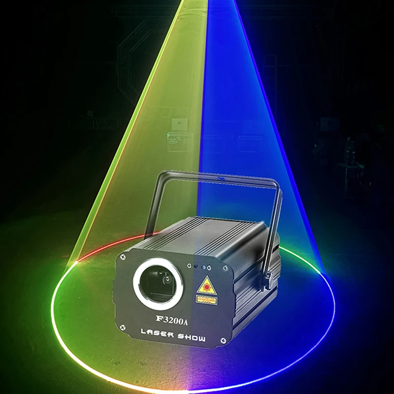 Beam Scanner RGB 3D Stage Laser Light DMX DJ Music Remote APP Wedding Christmas Holiday Party Animation Show proiettore Light