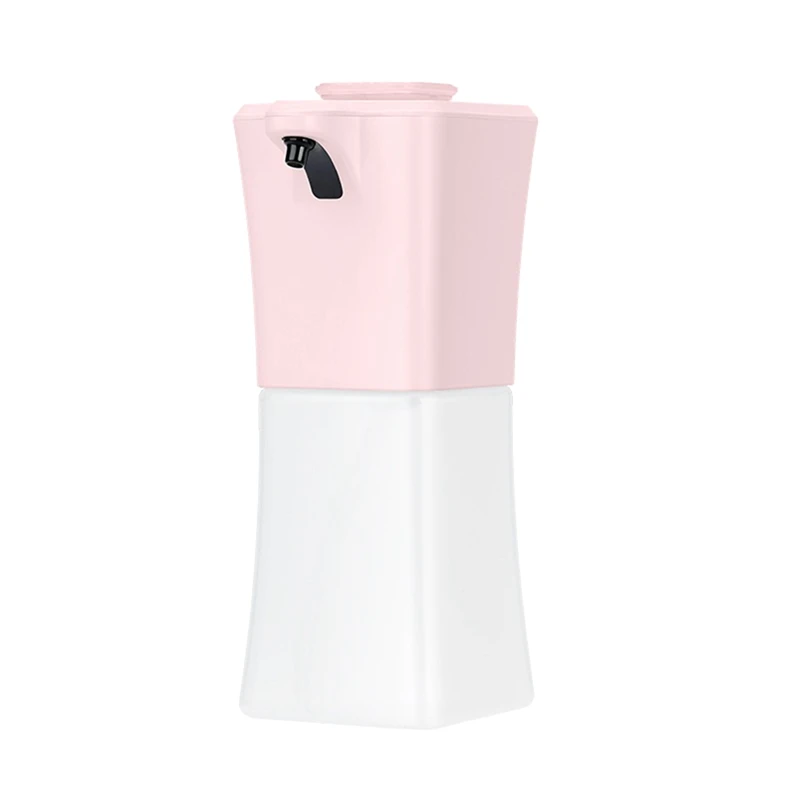 Touchless Automatic Dispenser Soap Electric Soap Dispenser 450ML USB Charging Induction Liquid Soap Foam Dispenser Pink Durable