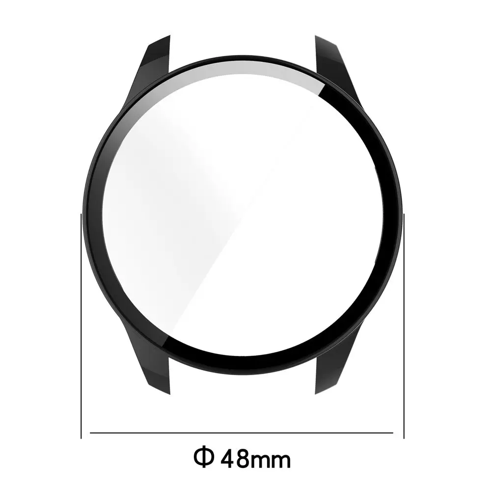 Étui de protection complet pour montre Xiaomi MI, version globale, protecteur d'écran, housse + film en verre du Guatemala, transparent