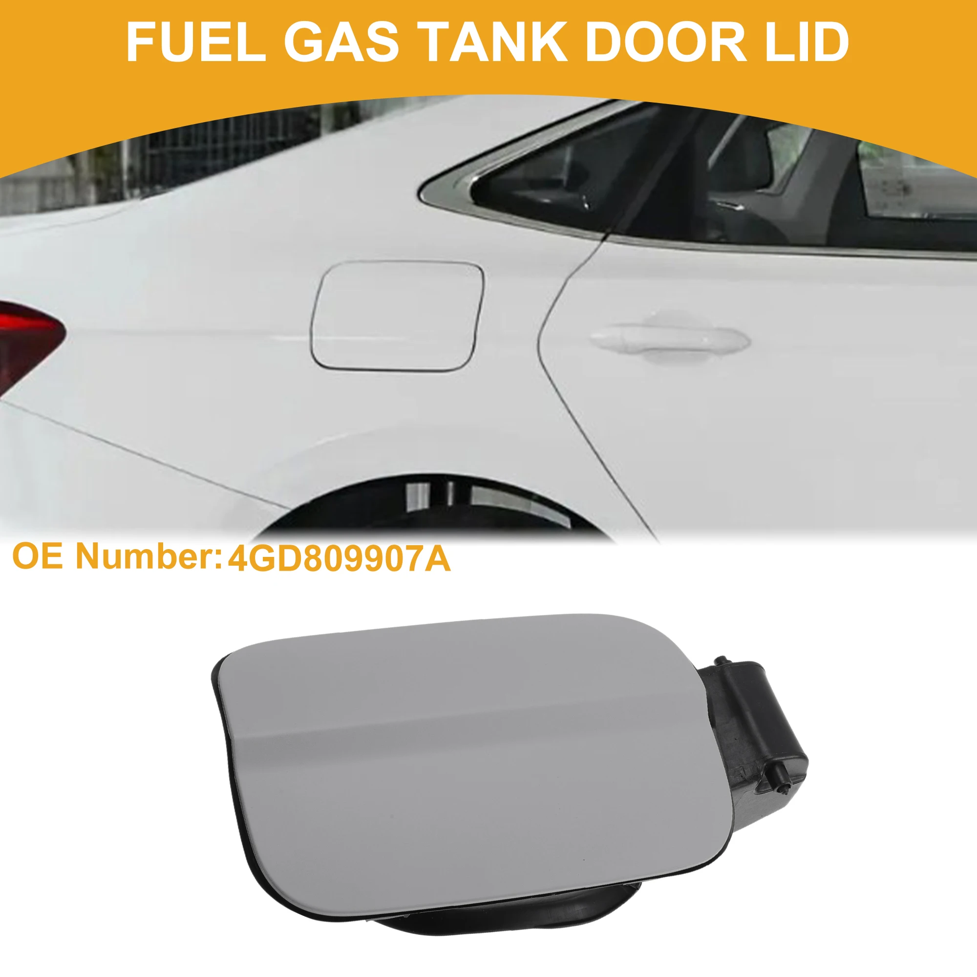 

Крышка дверцы топливного бака UXCELL для Audi A6 C7 2012-2018 Тип болта No 4GD809907A Праймер ABS