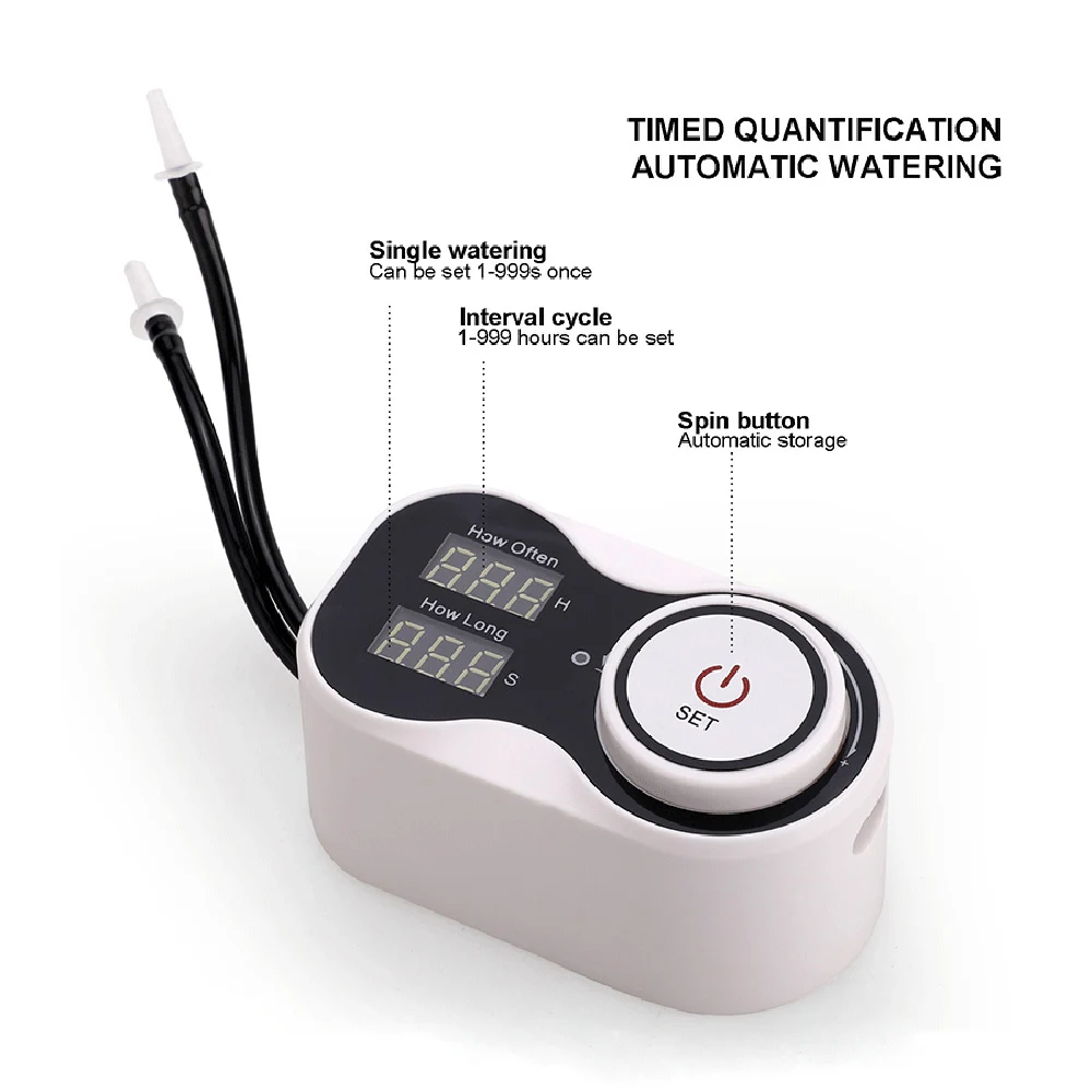 10M Watering Hose Automatic Drip Irrigation System USB Timer Drip Watering Device Dripper For Garden Pots Planters Greenhouses