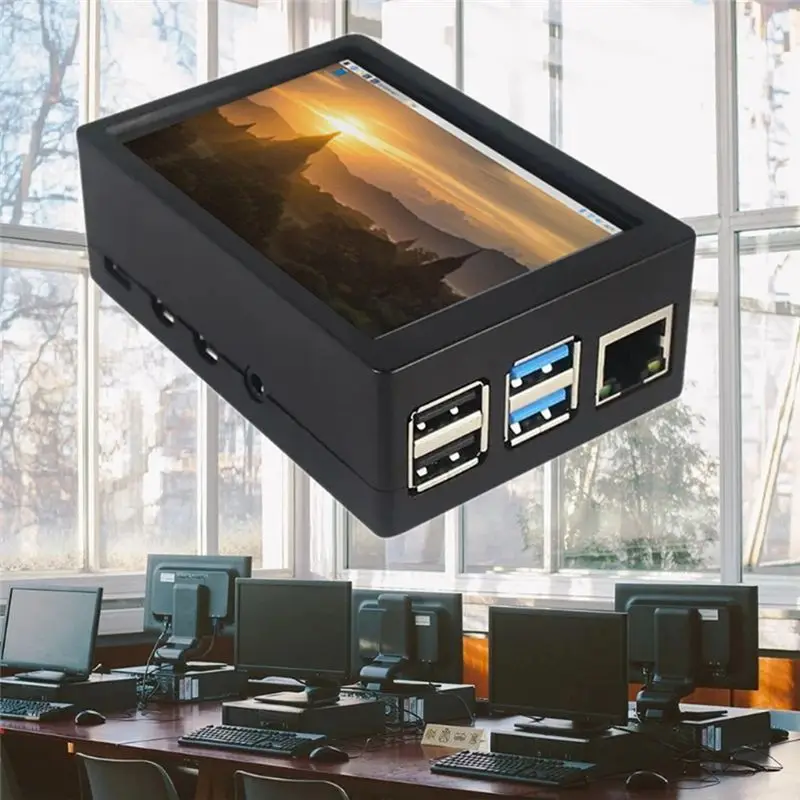 Delicate Texture-3.5 Inch TFT LCD Touch Screen Touch Screen Abs Case+Touchpen For Raspberry Pi 4Th Generation 4B/4B+