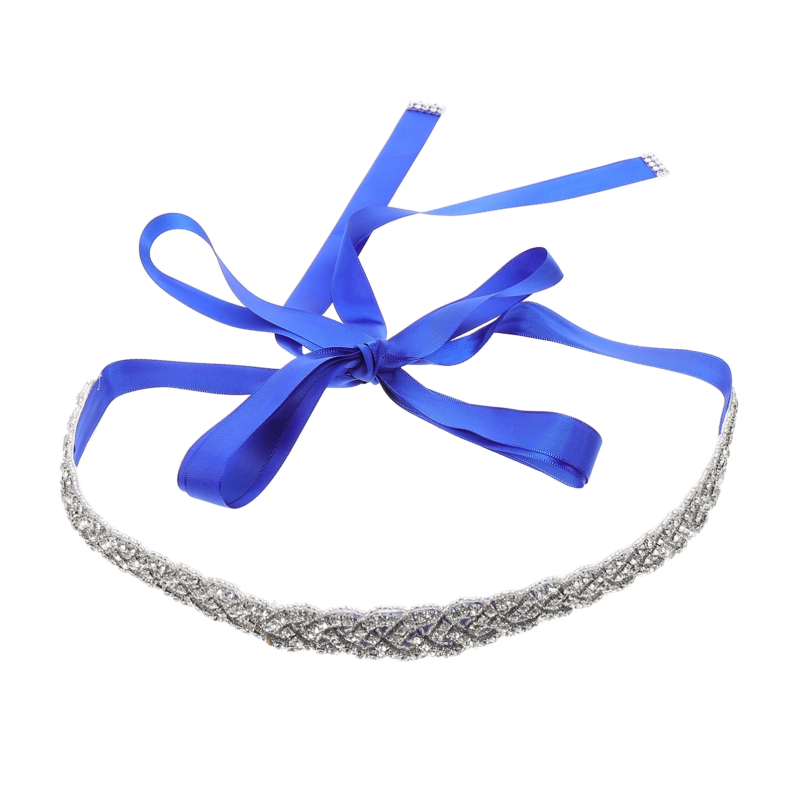 

Rhinestone Wedding Dress Belt Shiny Bridal Ribbon Elegant Evening Banquet Party Matching Accessories Luxurious