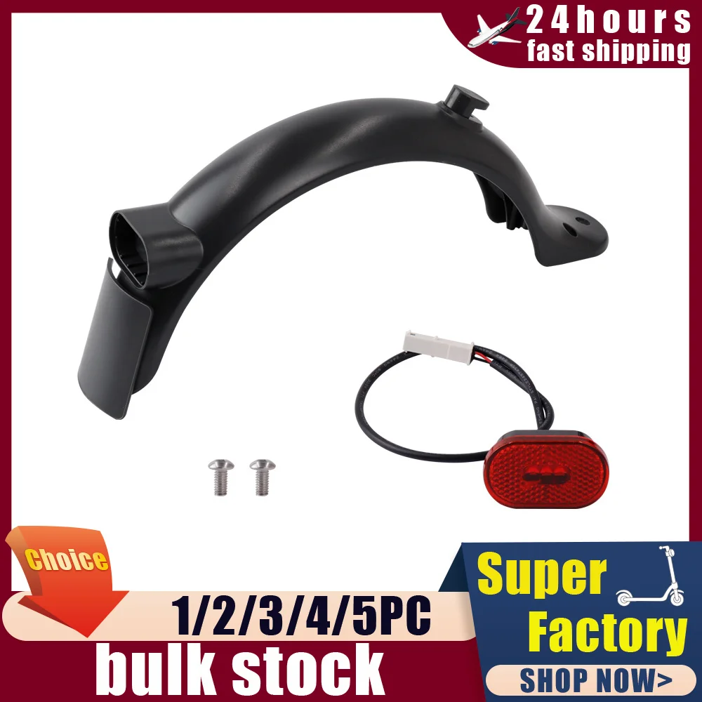 Pro 2 Rear Fender Taillight Set Electric Scooter Accessories Mudguard Warning Brake Light For Xiaomi Pro2 Mi3 KickScooter Fender