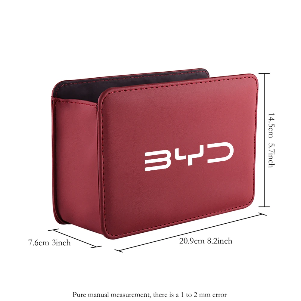 Premium Leather Car Door & Seat-Back Organizer for BYD