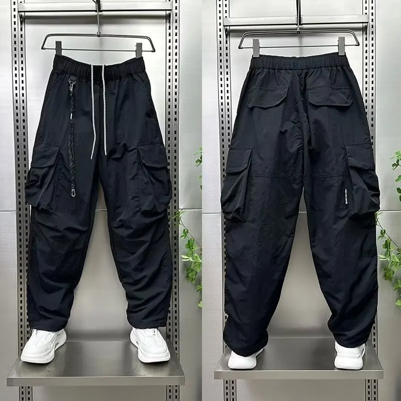 Pantaloni estivi da uomo autunno stile americano pantaloni uomo pantaloni Cargo da uomo abbigliamento maschile Youngla palestra uomo Sport Big Size