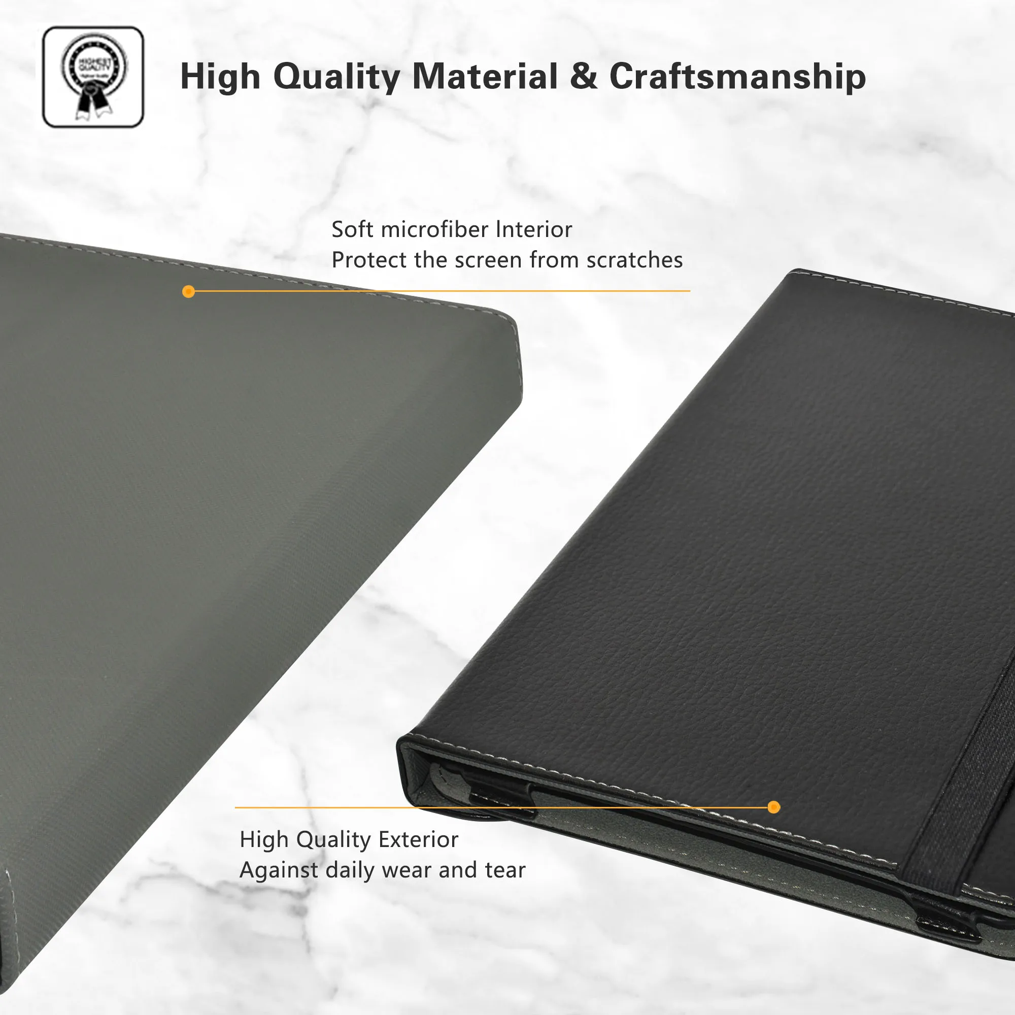 Capas de couro PU para tablet Android Blackview Tab 60 WiFi /Blackview Tab 60 Pro de 10,1 ", capa giratória de 360 graus