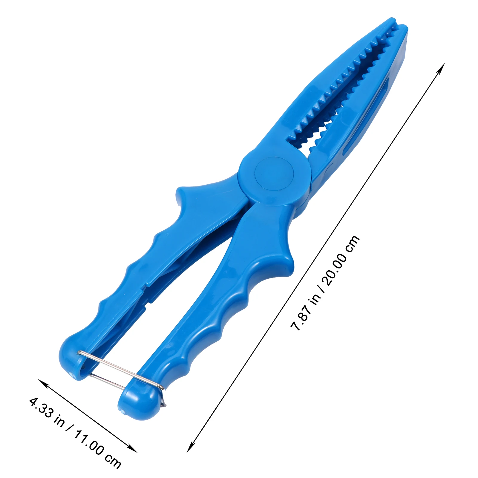 

Plastic Fish Gripper Pliers Lightweight Non Slip Fishing Tool ABS Durable Portable Anti Slip Teeth Comfortable