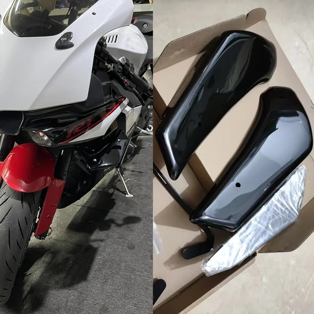 

R1 Winglets Motorcycle Accessories Fairing Side Panel Cover For Yamaha YZF R1S 2015 2016 2017 2018 2019 R1M Downforce Spoilers