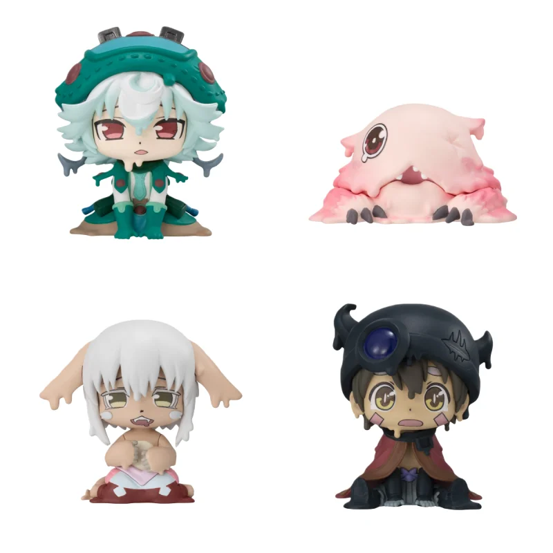 재고 있음 오리지널 반다이 4개 멜팅 쉐이프 V2 가샤폰 메이니야 프루쉬카 파푸타 레그 리코 애니메이션 액션 피규어 모델