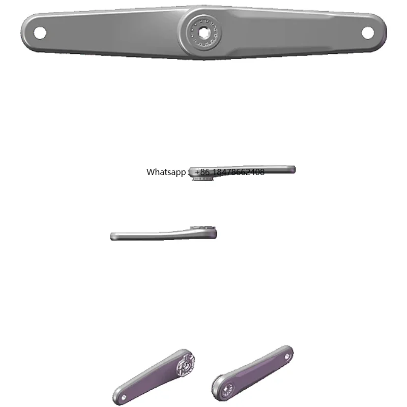 

Advanced Carbon Fiber Crankset for Time Trial Bicycles - Optimal Performance and Durability