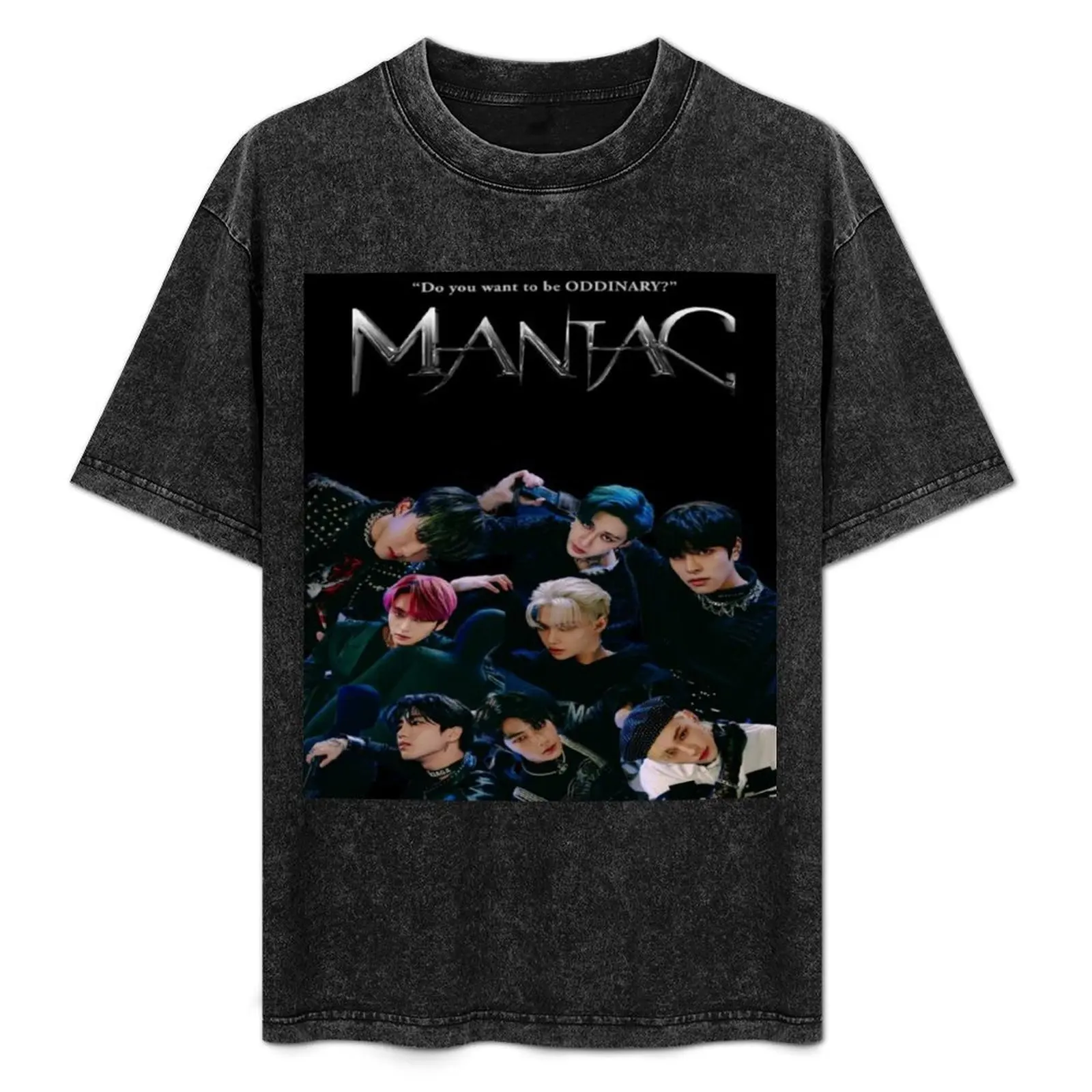 Maniac Skz T-Shirt anime t shirts anime clothes rapper graphic tees essential t shirt mens graphic t-shirts hip hop