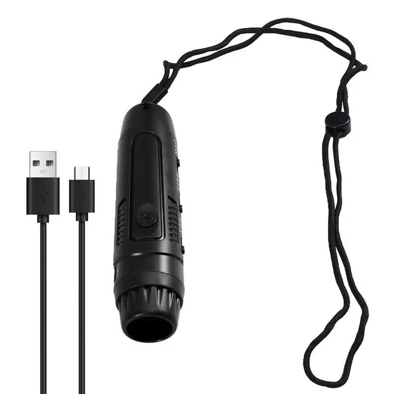 B29C-Electronic Handheld Whistle With Lanyard, Sports Whistle For Volleyball For Coaches, Referees, Teachers Soccer Black