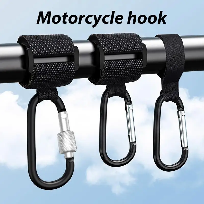 Universal Multifunctional Car Aluminum Alloy Hooks Climb Buckle Electric Scooter Hook For  Vehicle Motorcycles Luggage Carrier