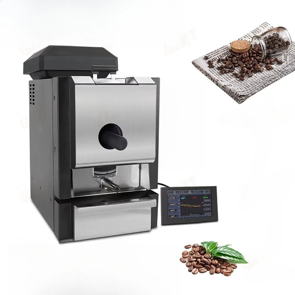 

110V 220V Dual Temperature Channel Monitoring Itop Electric Home Use Coffee Bean Roasting Machine Coffee Bean Roaster Machine