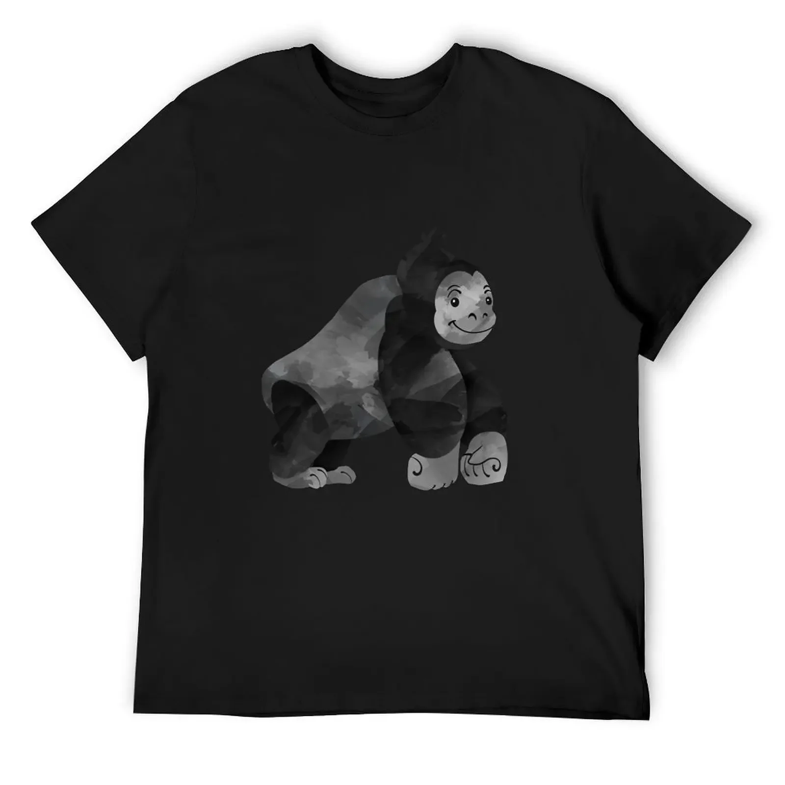 

Silver Back Gorilla T-Shirt man clothes anime sports fans Men's t-shirts