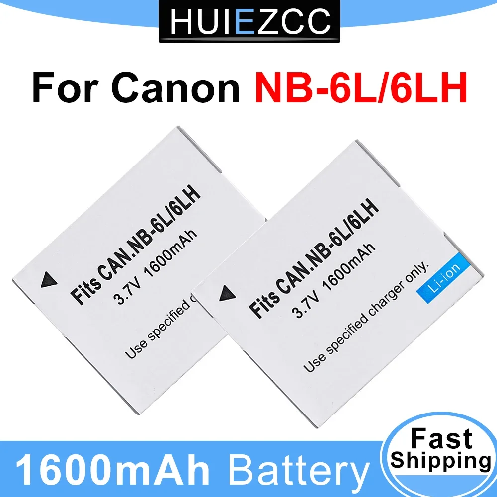 

NB-6L 1600mAh NB 6LH NB 6L Battery For Canon Powershot SX700 SX710 SX700HS S120 S110, SX170 IS, S200 280HS S95 SX530 SX270HS