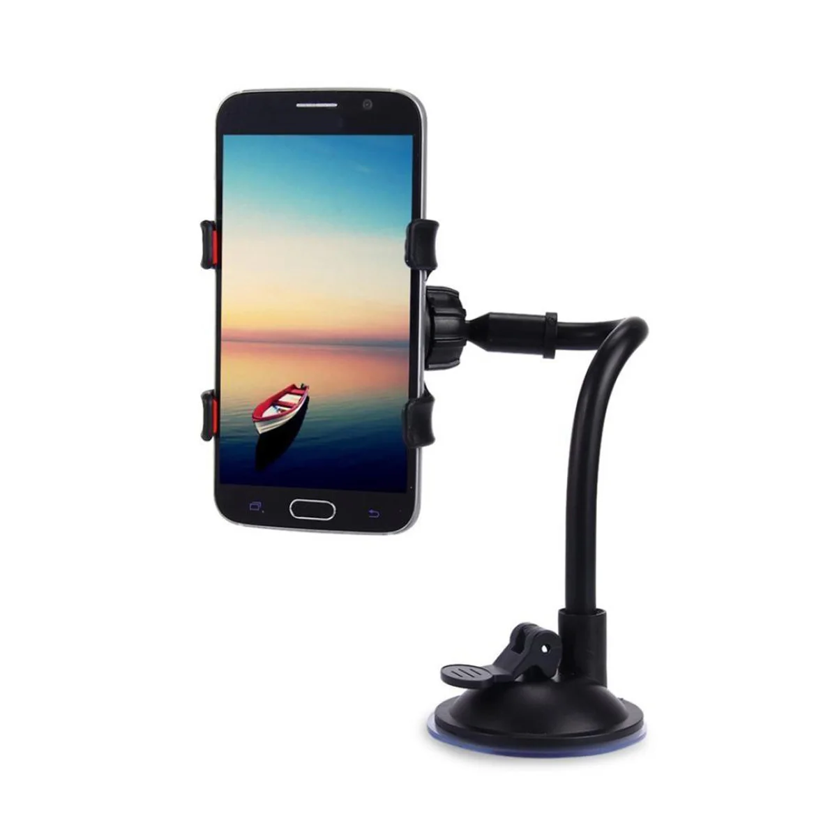 

Heavy Duty Car Phone Holder with Suction Cup Mount 360 Swivel Arm for Cell Phone Dashboard Windshield Smartphone Holder