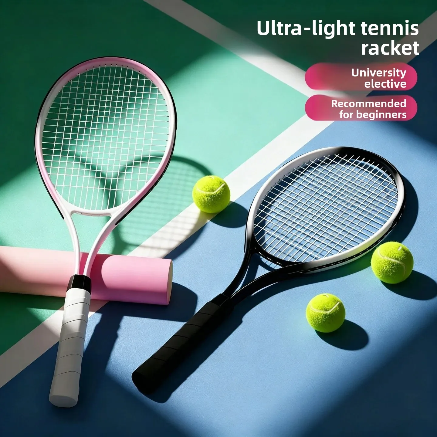 ultra-light-tennis-training-racket-for-beginners-and-adults-large-sweet-spot-ideal-for-self-practice-single-or-double-play