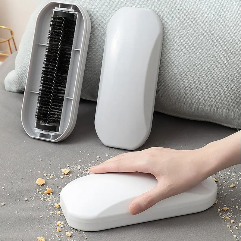 Carpet Dust Brush Clothes Cleaning Tool Bedside Table Crumb Sweeper Pet Hair Fluff Cleaner Sticky Picker Lint Roller