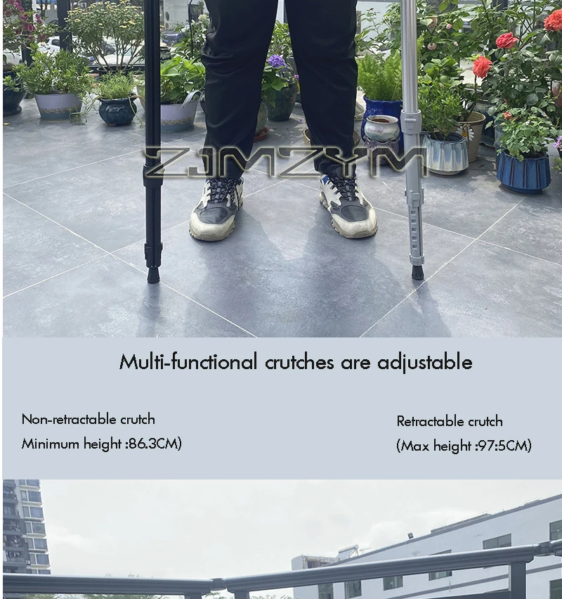 Folding Stool Cane for Seniors Outdoor Converts Walking Stick to Seat Aluminum Alloy Lightweight Portable Park Queue Travel