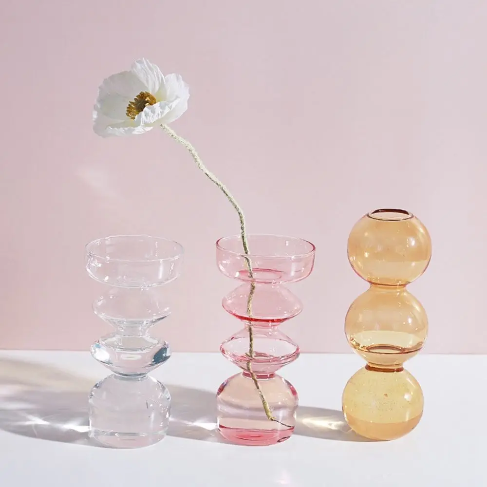 Gifts Hydroponic Plant Weddings Parties Flower Decoration Glass Bottle Home Decoration Glass Vase Flower Vase Table Decor