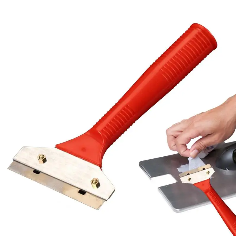 

Floor Scraper Tool Razor Scraper Remover Glass Cooktop Scraper And Squeegee Scraper Multifunctional Cleaning Scraping Hand Tool