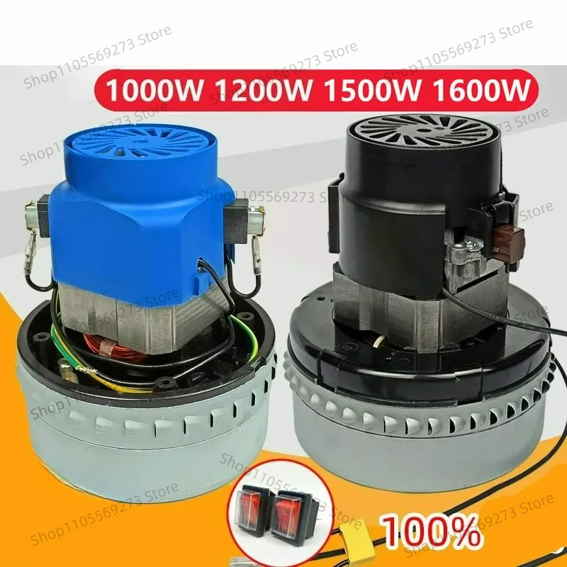 Copper Motor Fan for Jieba BF502 Vacuum Cleaner Accessories, Compatible with Baiyun BF501B Water Suction Machine Parts