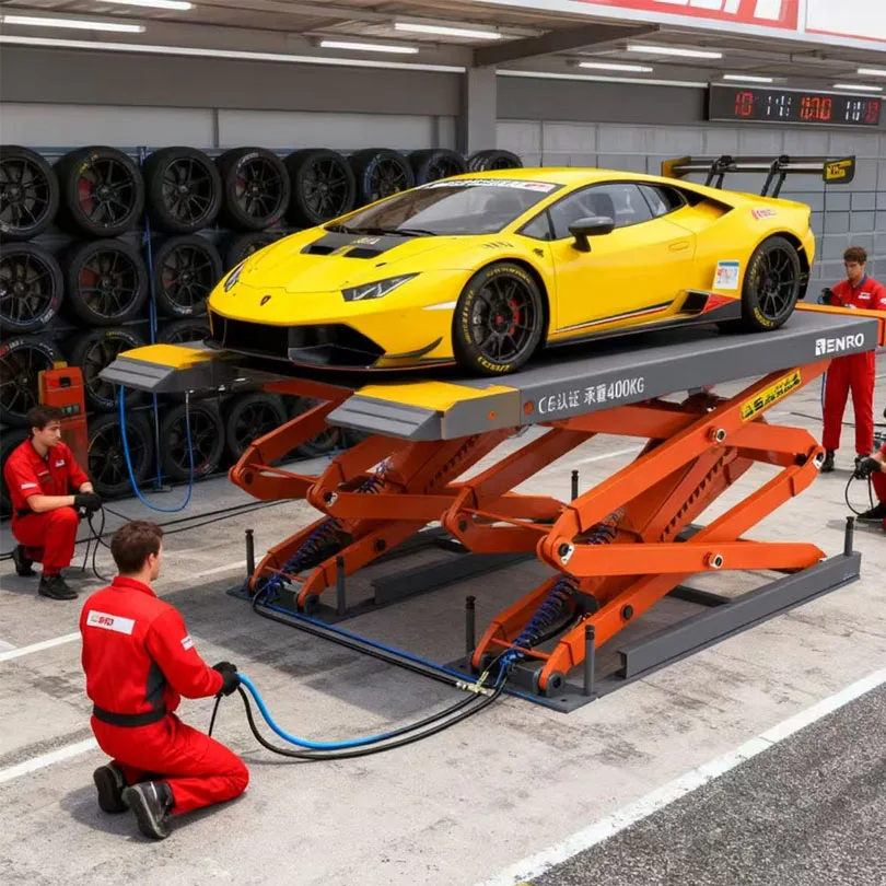 High-Stability Scissor Car Lift Auto Repair Workflows Small Scissor Lift In-ground Car Lift