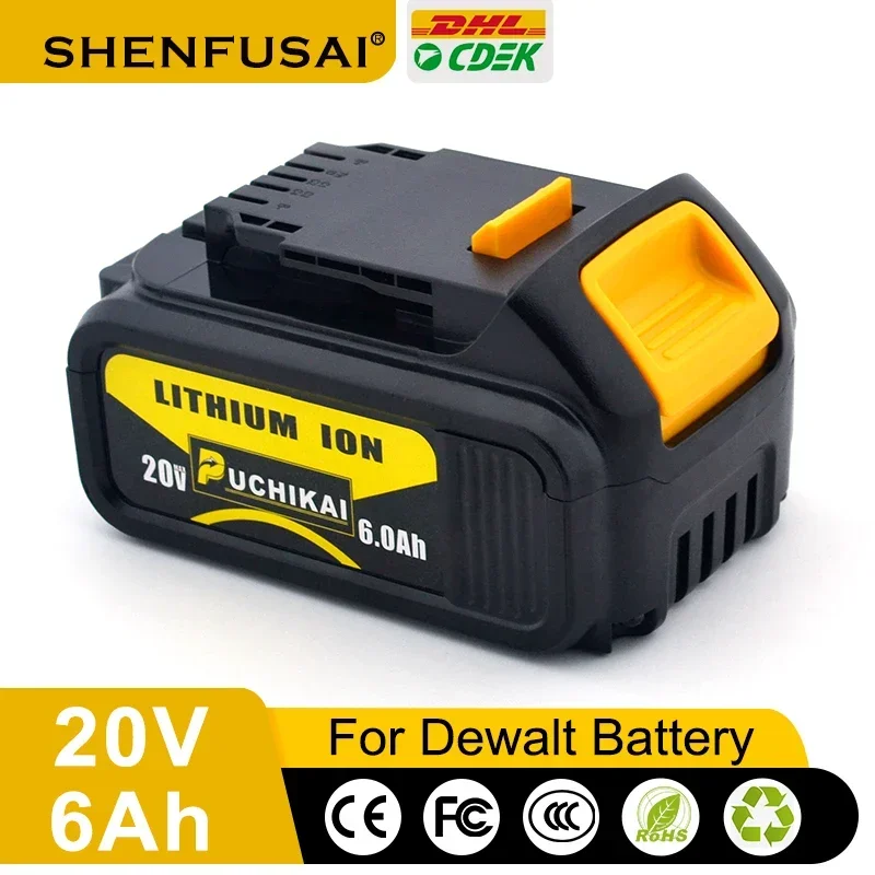 

For DeWalt 20V 6AH 5AH lithium battery DCB118 fast charger DCB1104 charger suitable for DeWalt series 18V/20V electric tools