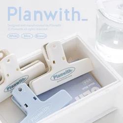 Multifunctional Simple Magnetic Clip Student Journal Stationery Office Book Securing Clip Receipt Storage Folder School Supplies