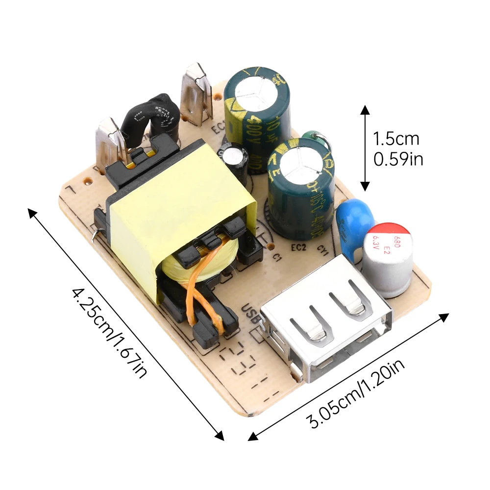 AC100-240 do DC5V 2A 10W przełącznik AC-DC moduł zasilania zasilacz nadpięć nadprądowe podwójna ochrona zwarciowe