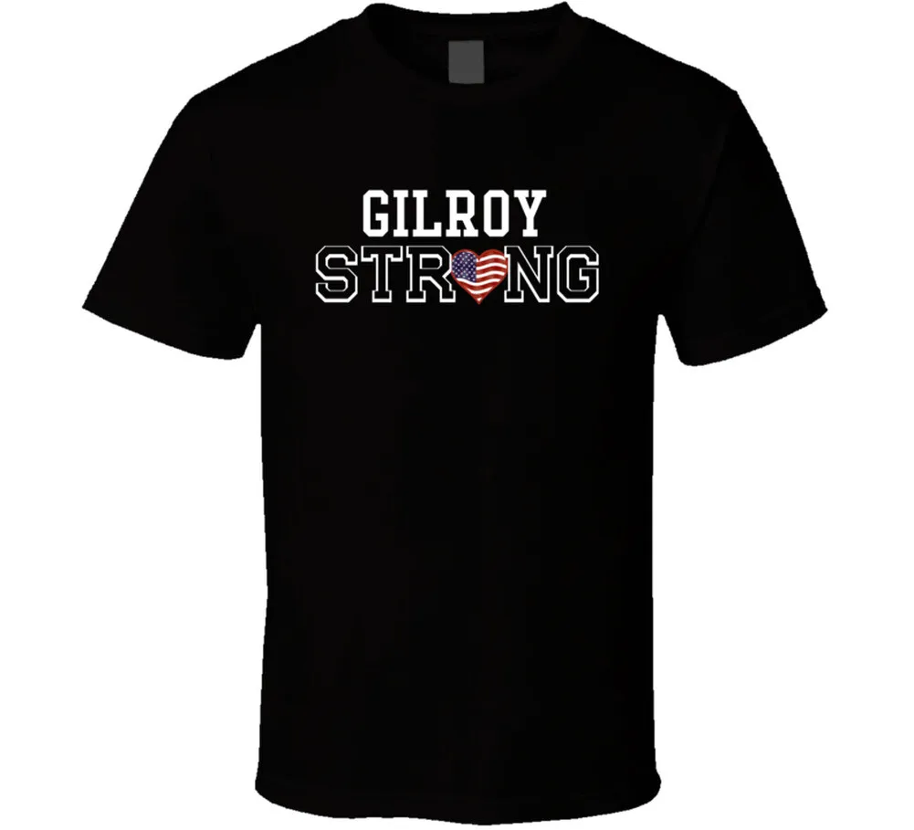 

Крутая футболка Gilroy Strong American Pride Family Last Name