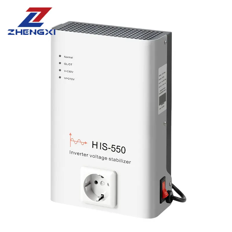 Inverter Type AVR 550VA 400W 90-310V Pure Sine Wave 99% Efficiency Automatic Voltage Regulators Stabilizers AVR 220V/230V