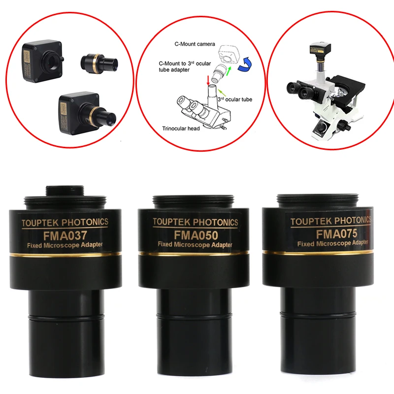 037x-05x-075x-10x-fixed-focus-232mm-microscope-electronic-eyepiece-tube-fixed-multiplication-camera-c-mount-adapter-lens