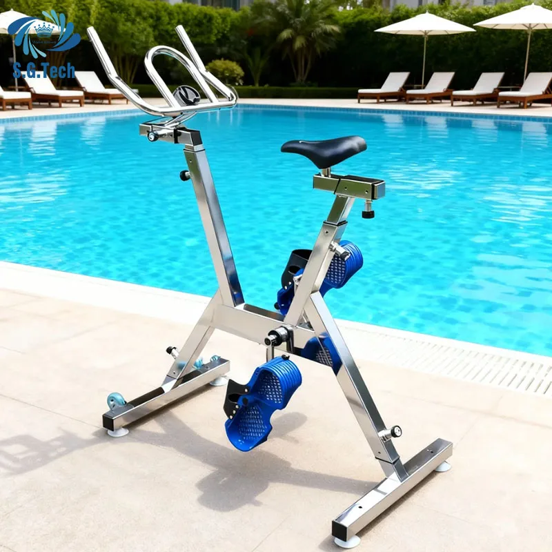 

Steel underwater bicycle swimming pool exercise tools and accessories for rehabilitation training