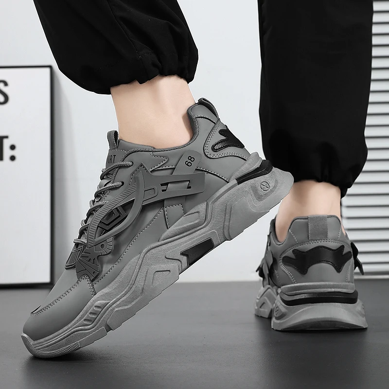 Men\'s Casual Sneakers Breathable Lightweight Fashion Sport Shoes Outdoor Soft Mens Running Shoes Athletic Jogging Walking Shoes