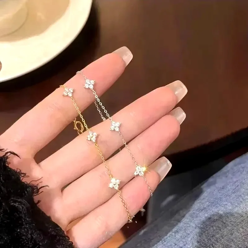 High Quality Four Leaf Flower Bracelet for Women