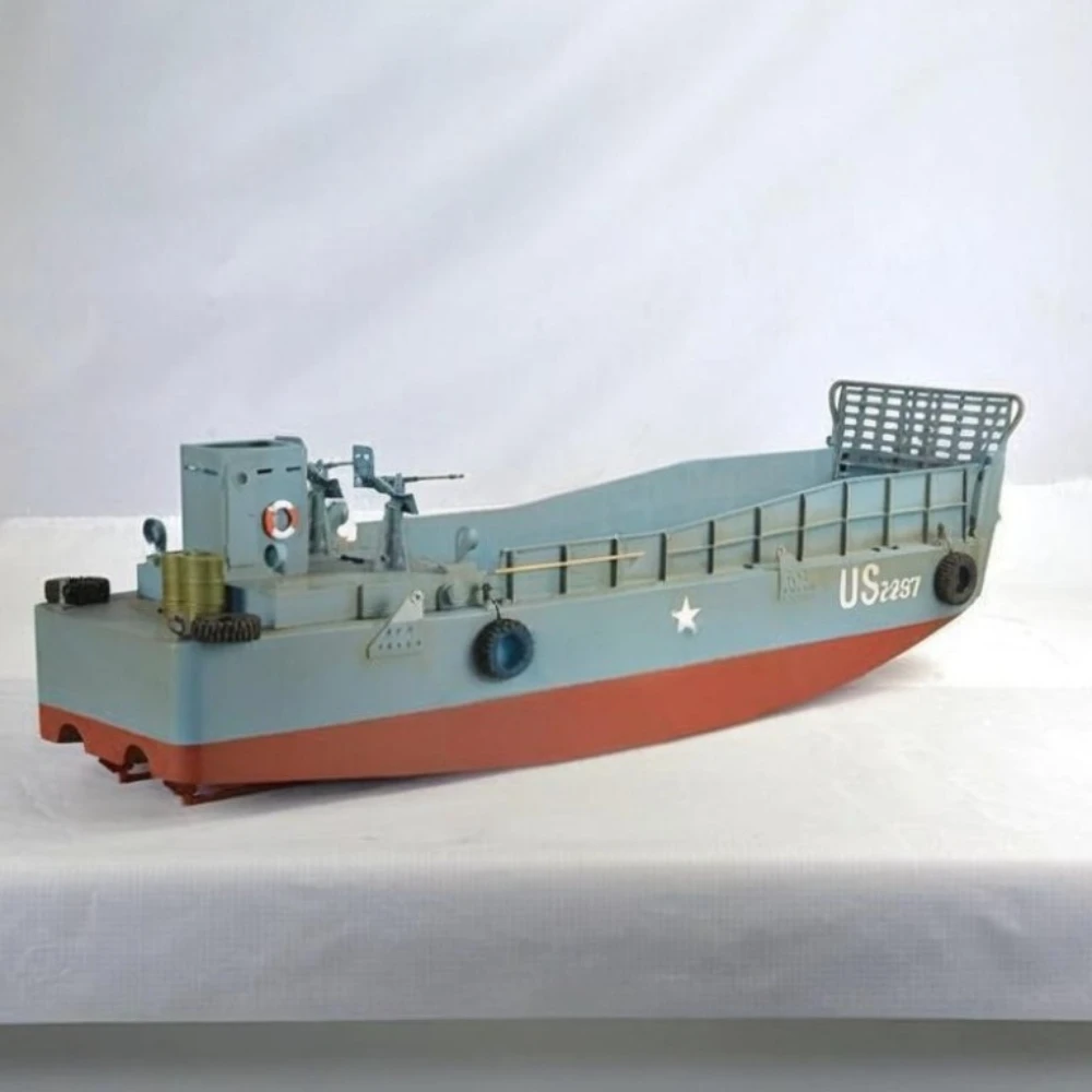 Weltkrieg II Allied LCM-3 1/16 RC Landing Craft RTR Version Fiberglas Kriegsschiff Modell Hohe Simulation Dynamische RC Boot Modell Spielzeug