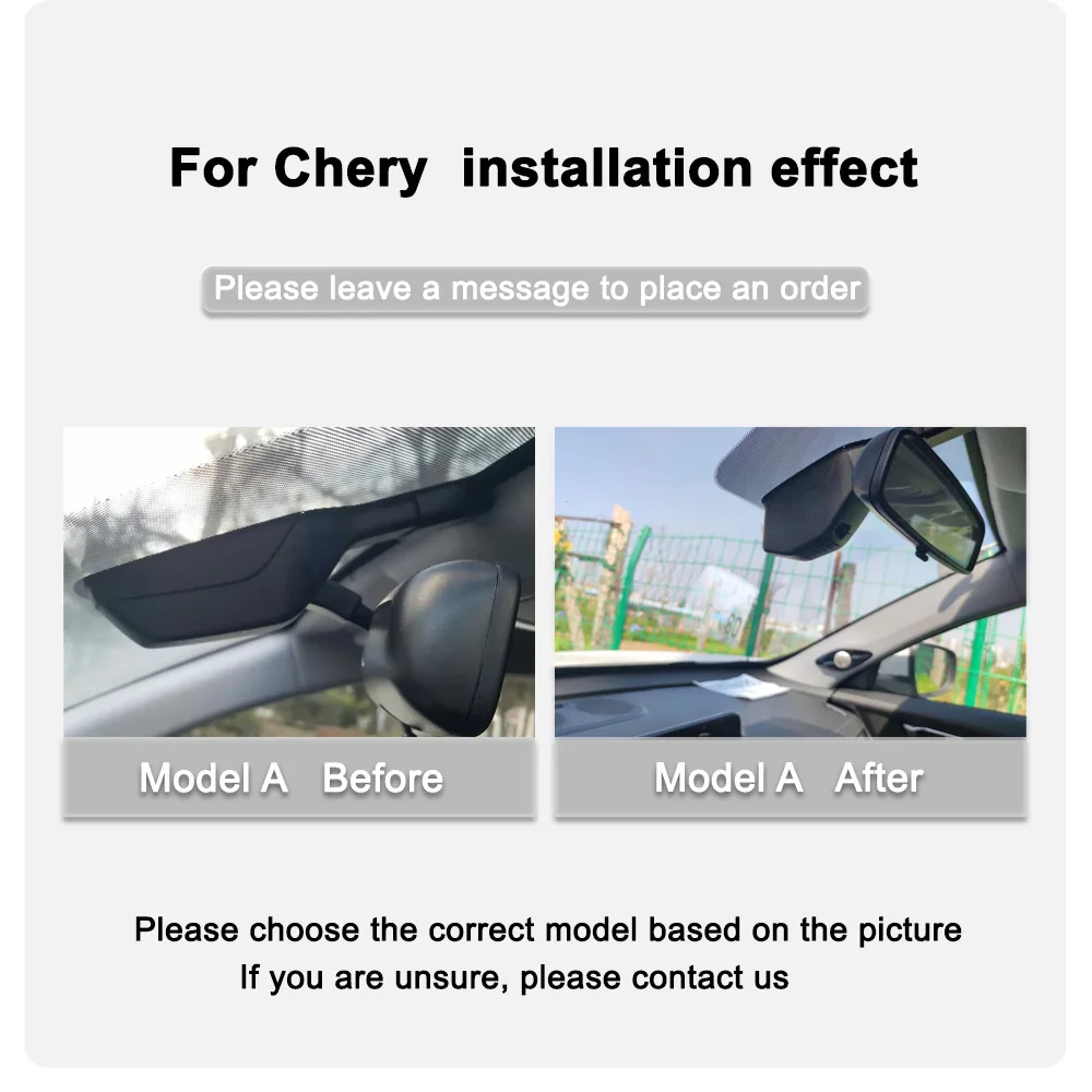 Customized 4K HD 2160P Plug and play Dash Cam For  Chery Tiggo 4 Tiggo 7 PRO Tiggo 8 Front and Rear WIFI Car Dvr Dashcam