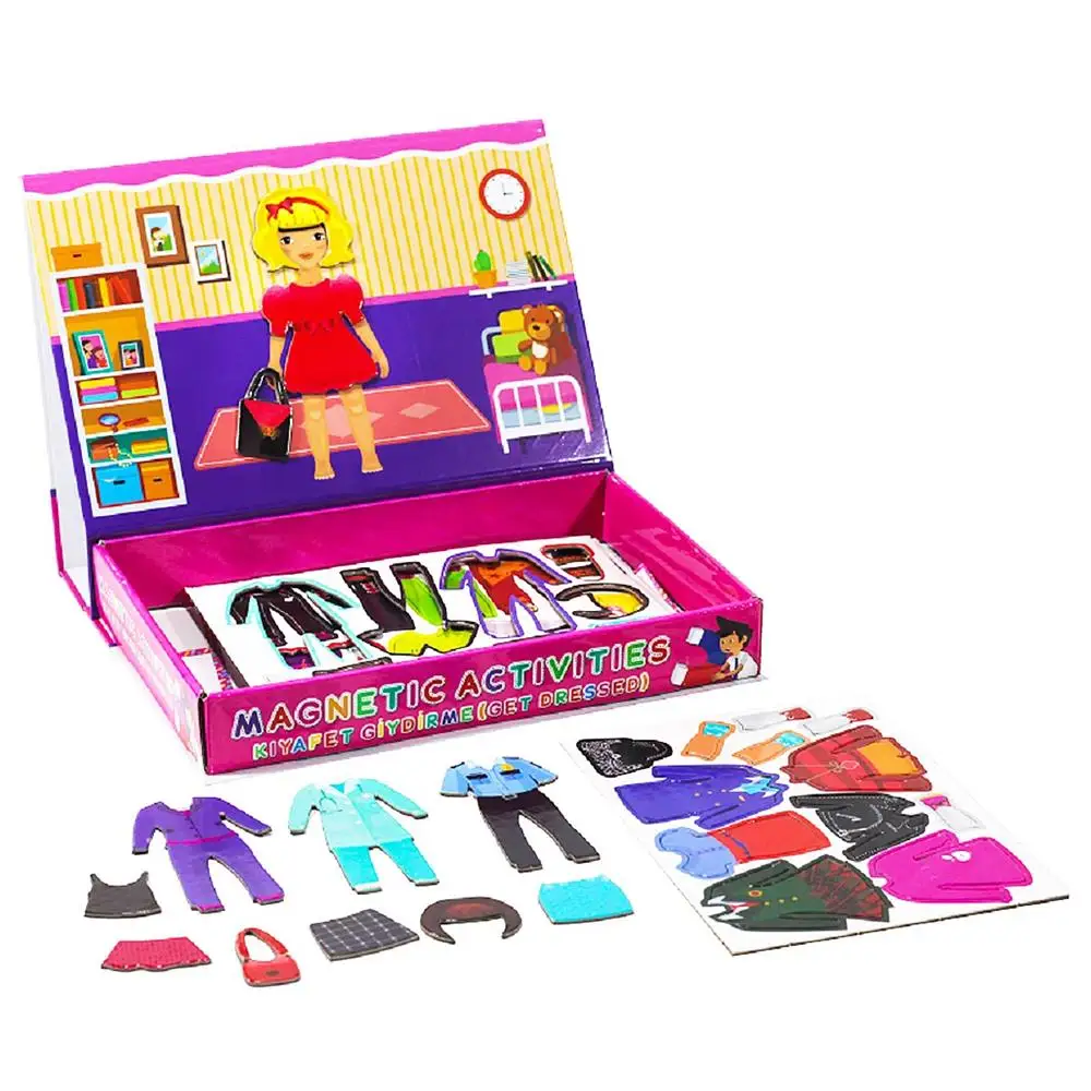 Magnetische Meisje Dress Up Activiteit Game Set