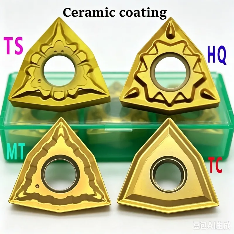 10pcs Original Carbide Inserts WNMG080404 WNMG080408 MT TC TS HQ R-S L-S R-VF L-VF CR330 D650 CR330T D650T