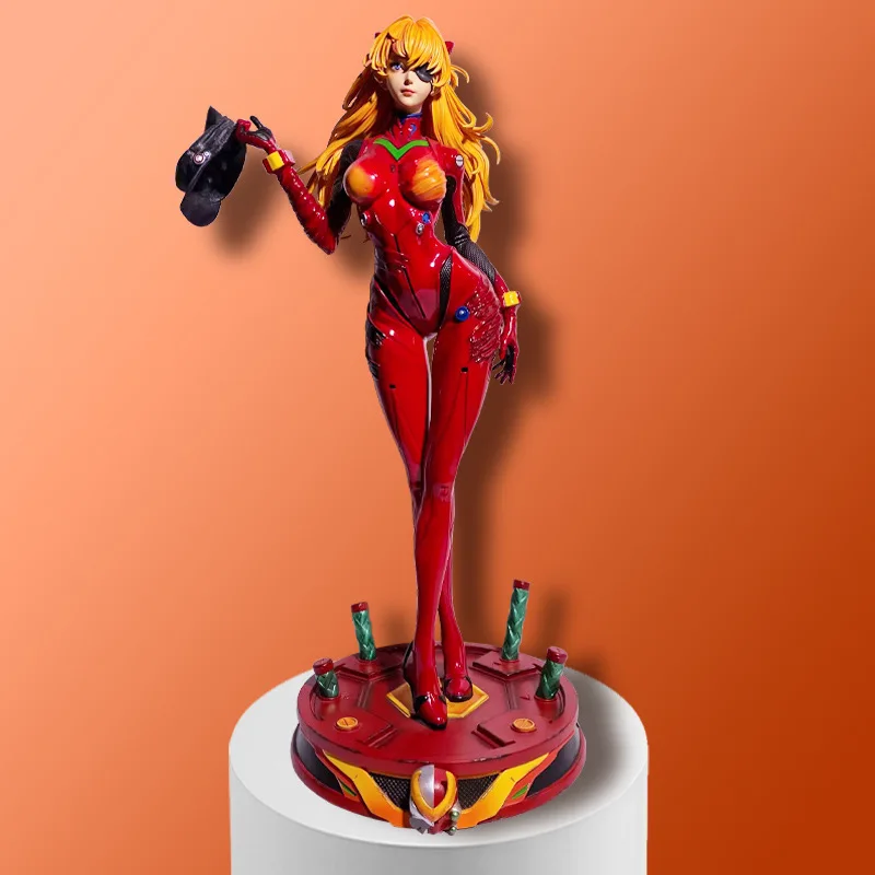 

45CM Anime NEON GENESIS EVANGELION Ayanami Rei Eva Asuka Langley Soryu Action Figure PVC Collectible Models Ornament Toys