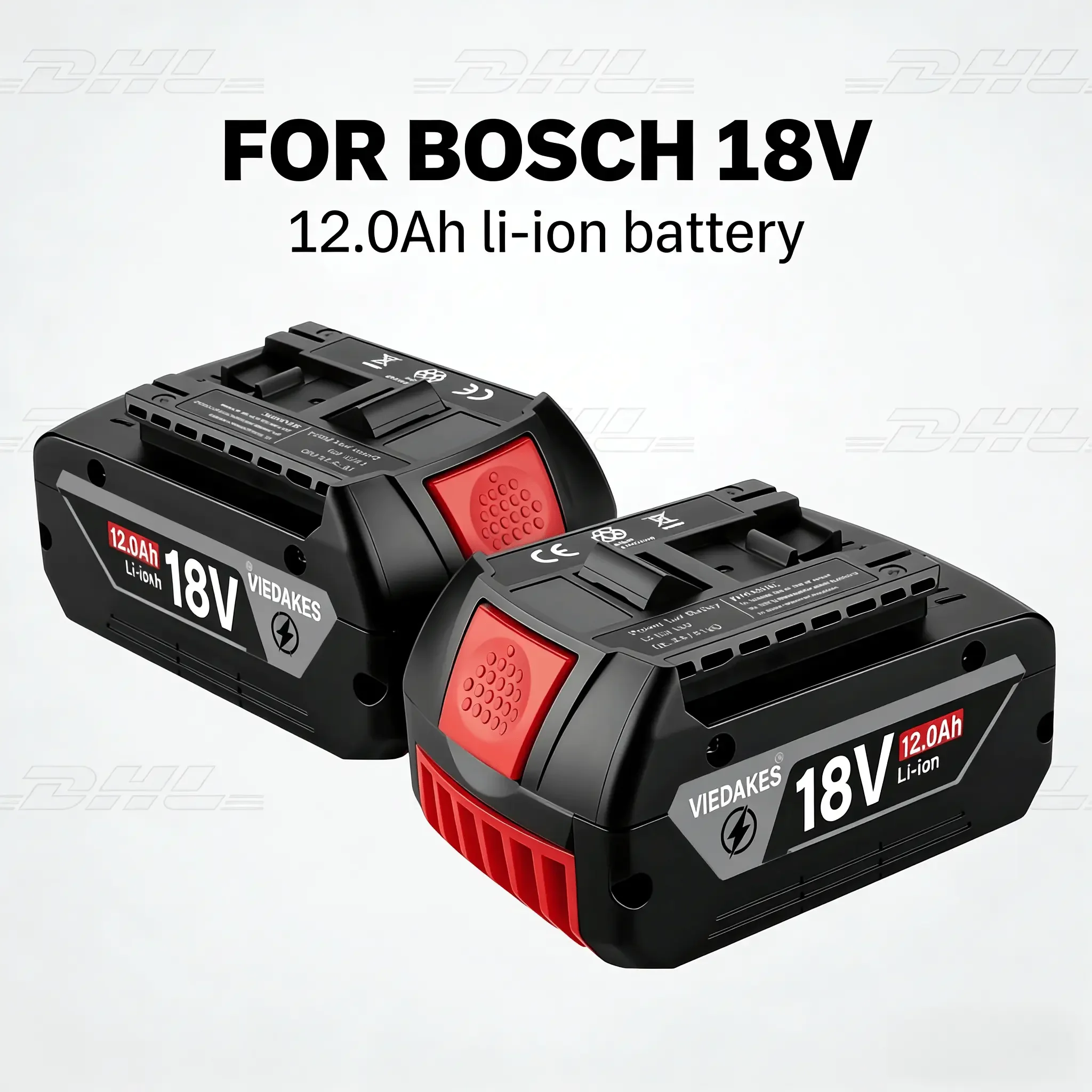 

8000mAh 18V Lithium Ion Battery for Bosch GOP 18V-40 GAS 18V-1, Universal Replacement for Multi-Tool with Long Life Cell