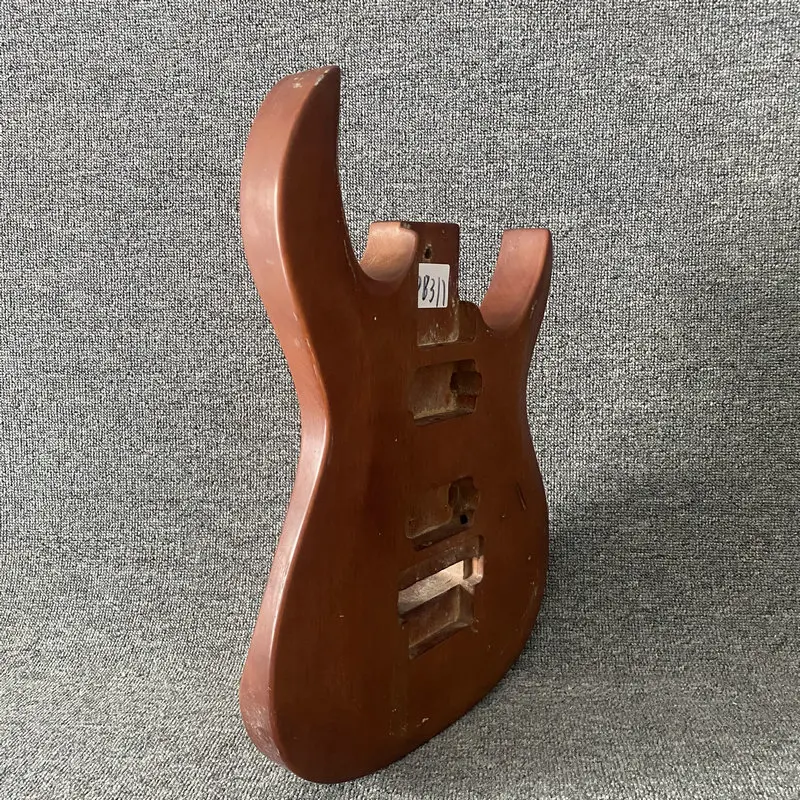 DB311 Floyd Rose Tremolo Electric Guitar Body  Solid Redwood HH Pickups DIY Guitar PARTS with Damages Replace